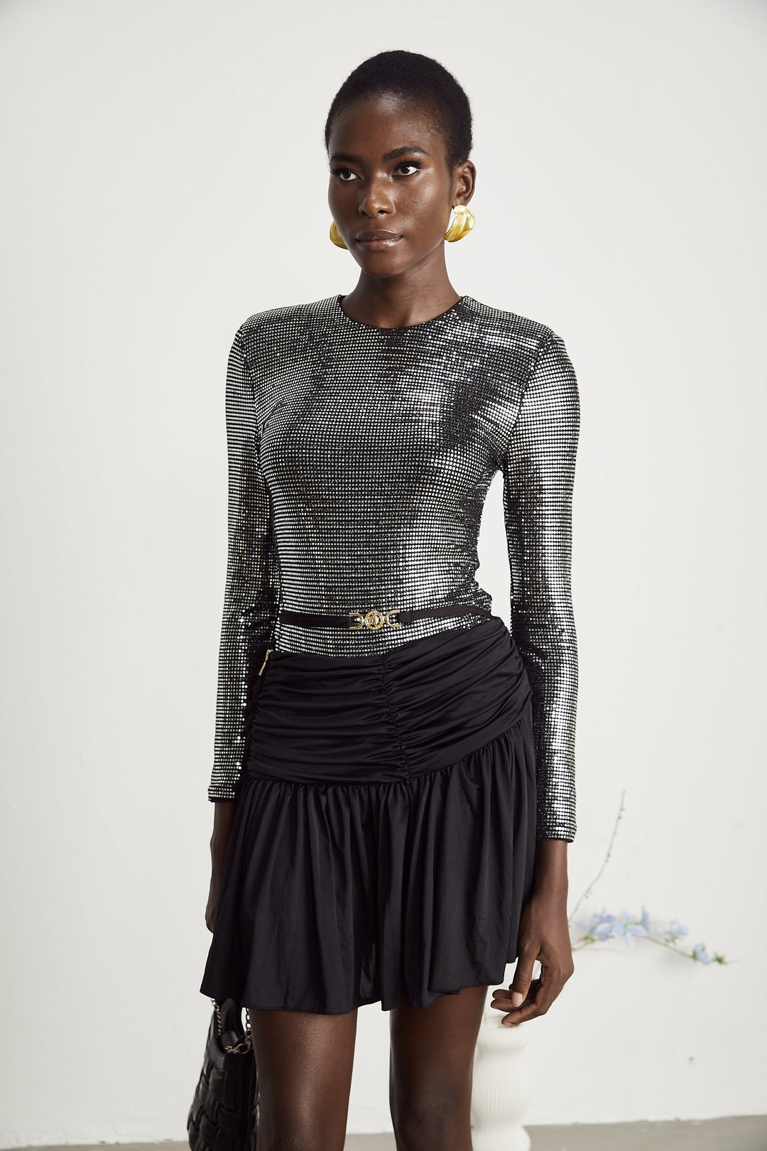 Levoire | Bodysuit Argenté Brillant