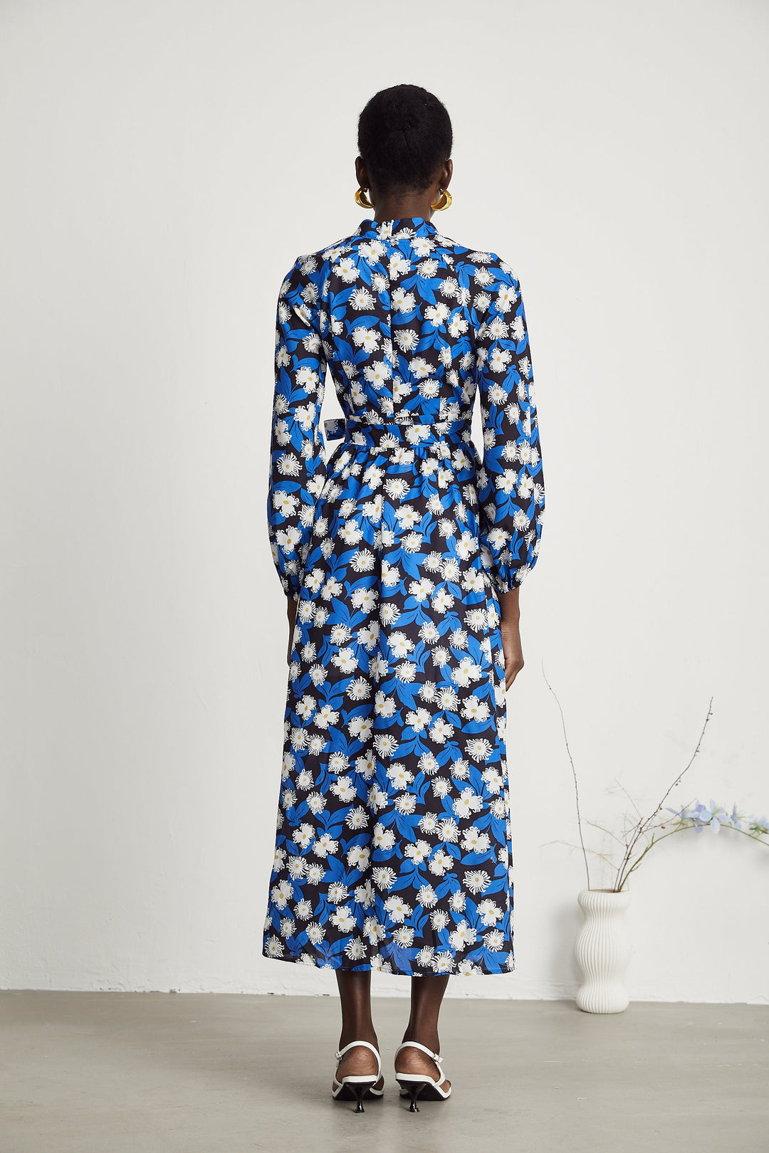 Levoire | Robe Midi Découpée Imprimé Floral