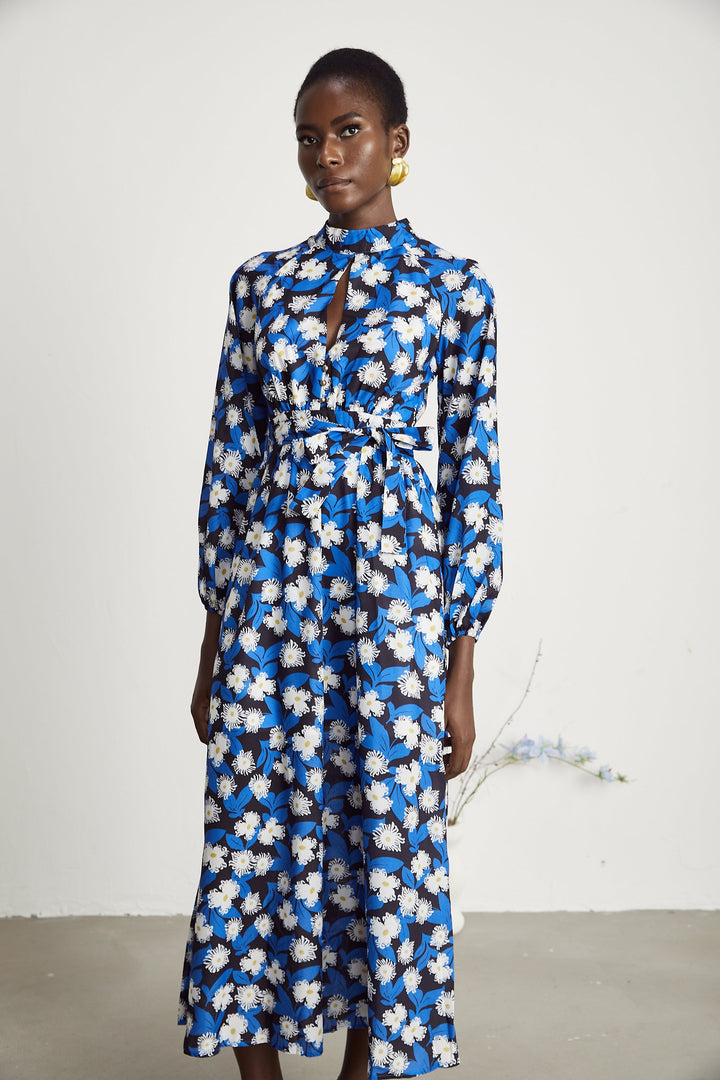 Levoire | Robe Midi Découpée Imprimé Floral