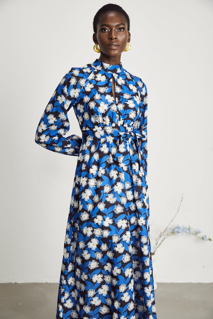 Levoire | Robe Midi Découpée Imprimé Floral