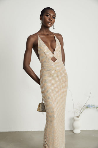 Levoire | Robe Midi Découpée Décorée