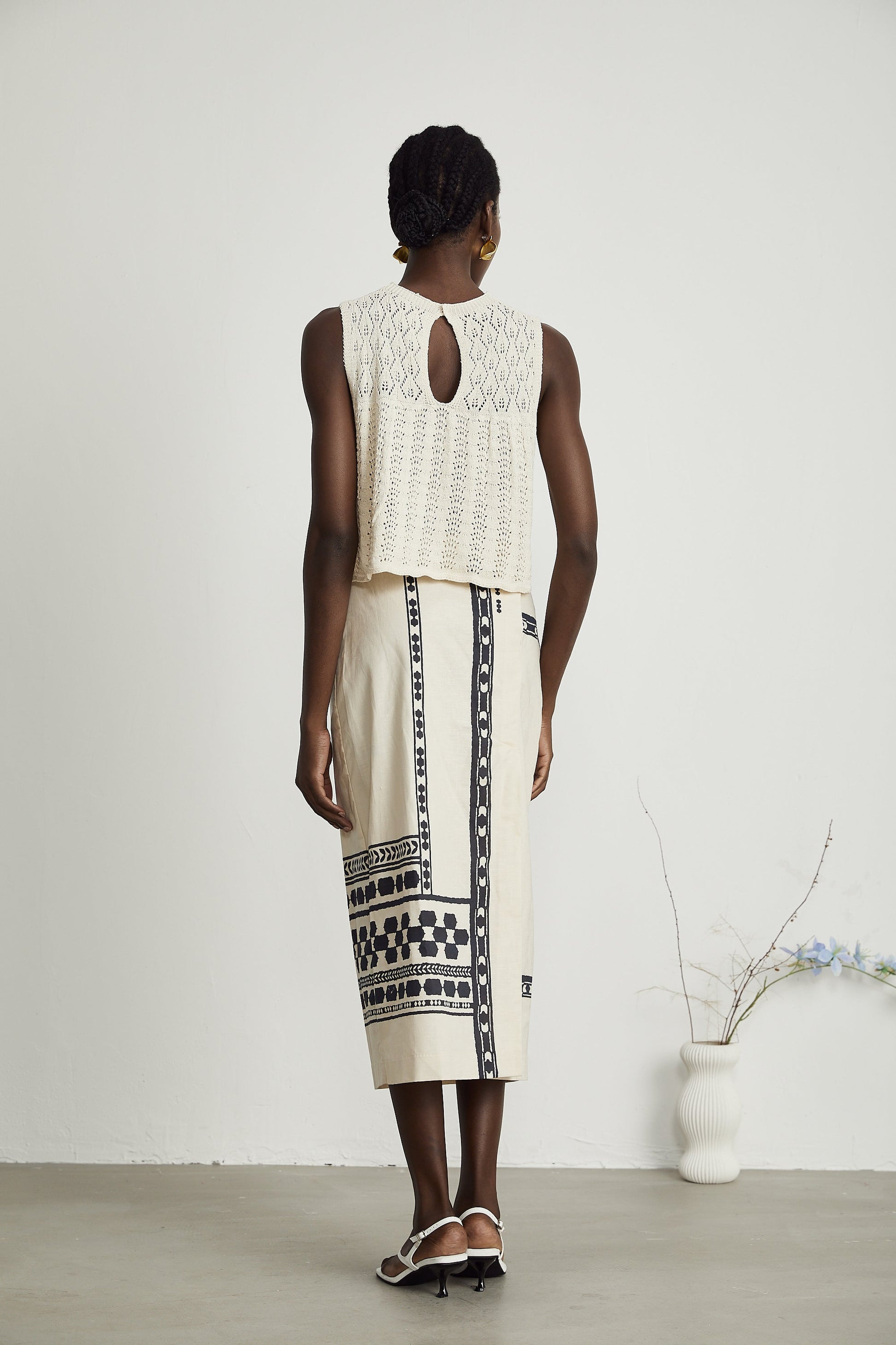 Levoire | Jupe Midi Imprimée