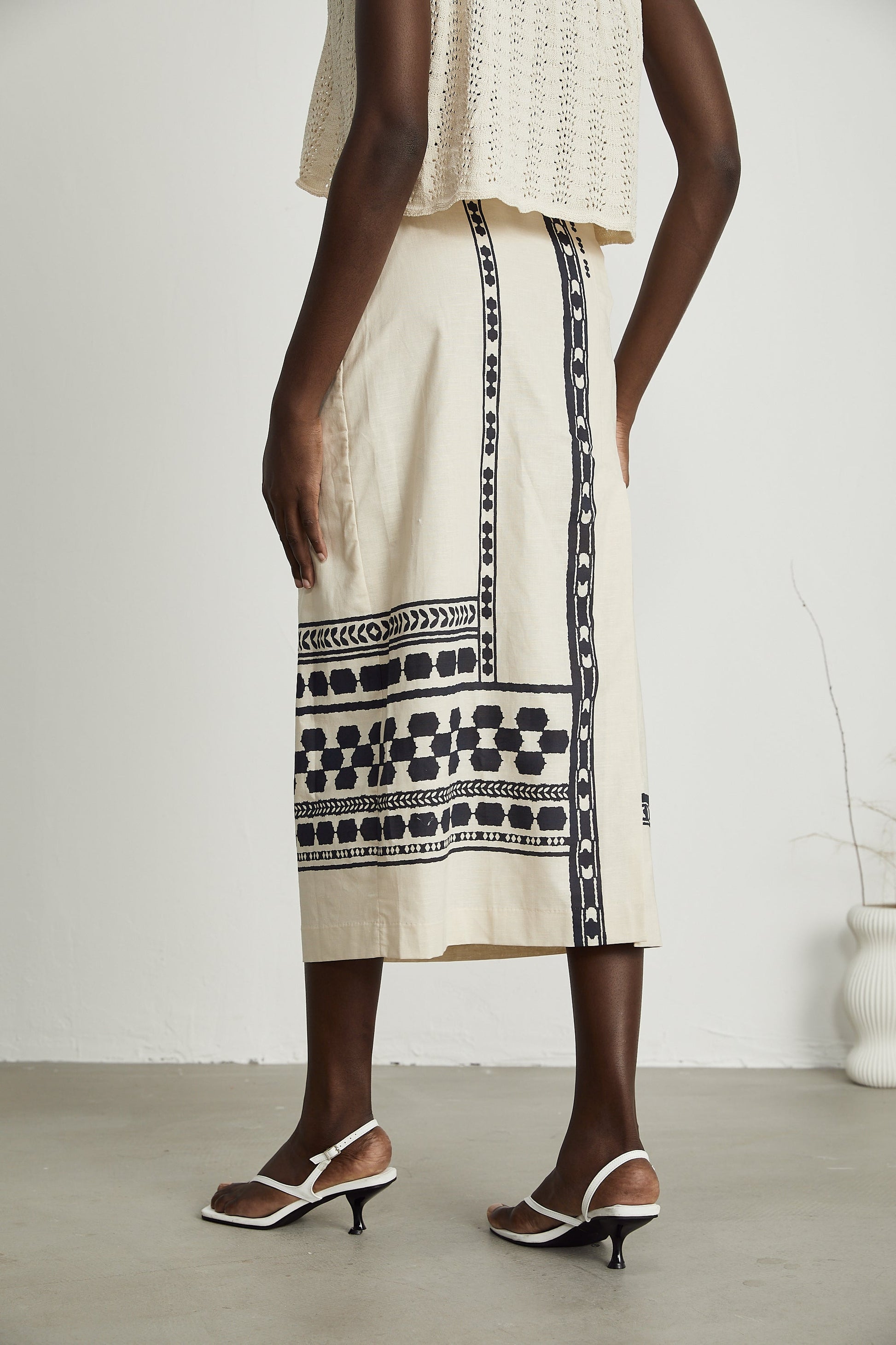 Levoire | Jupe Midi Imprimée