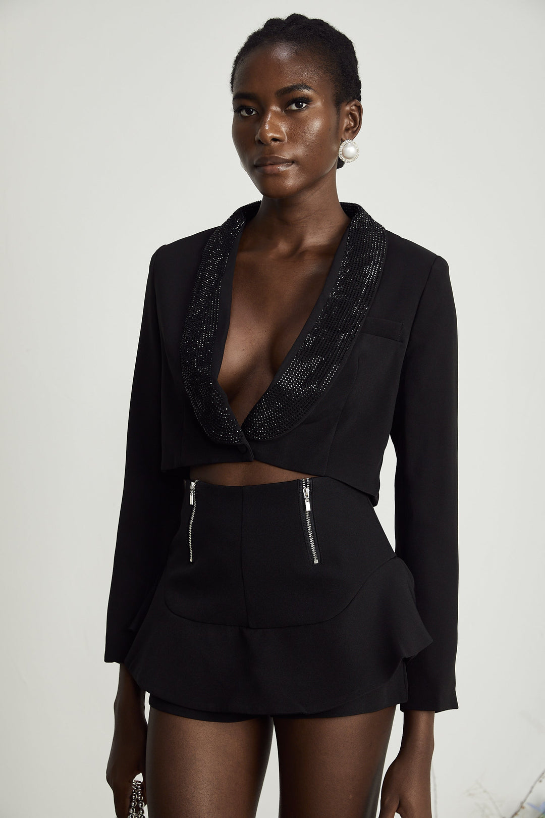 Levoire | Short En Tulle À Volants Superposés