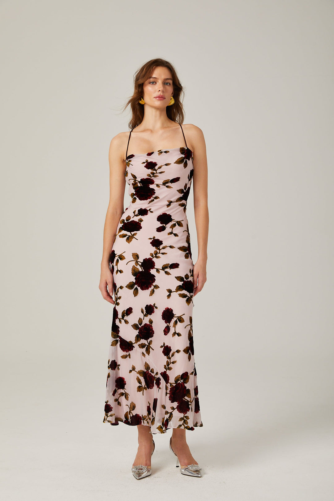 Levoire | Robe Maxi Scoop Dos Fleur