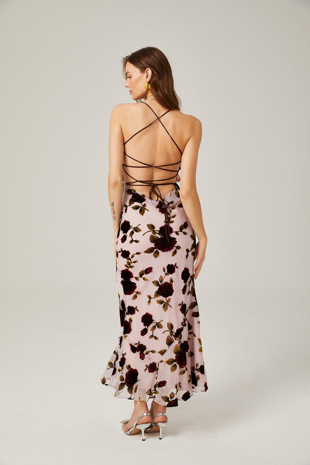 Levoire | Robe Maxi Scoop Dos Fleur