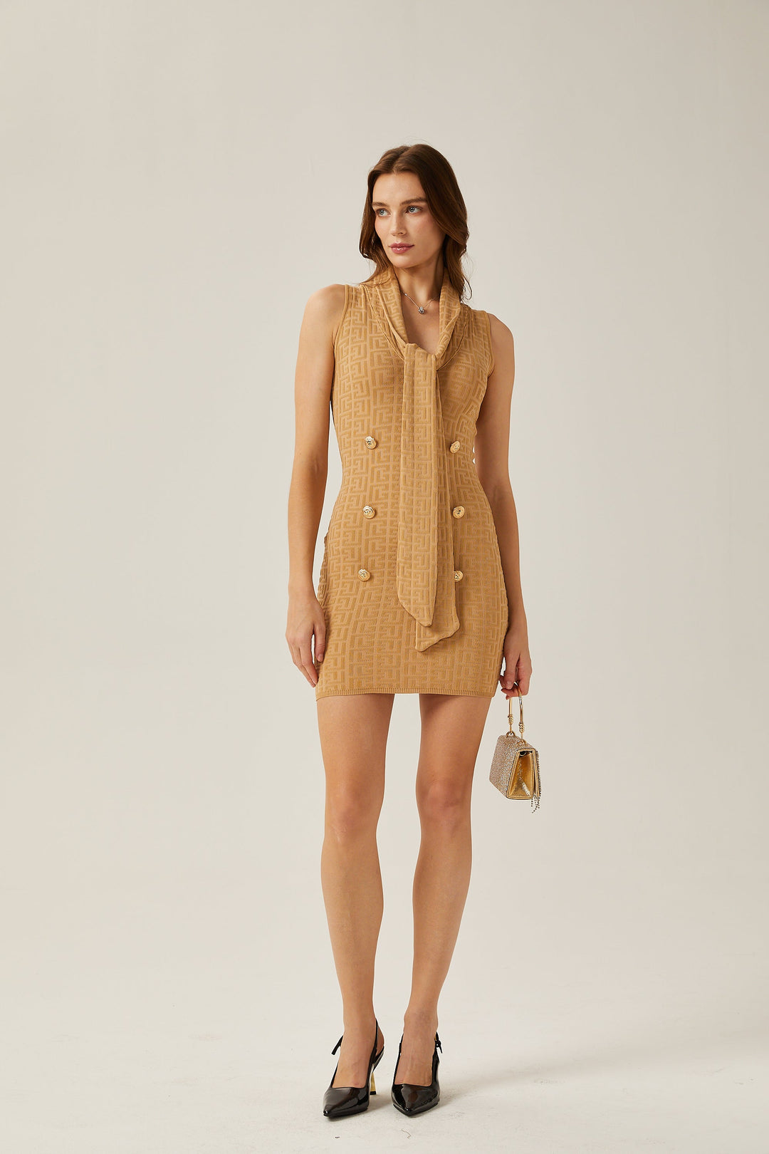 Levoire | Écharpe Col Tricot Mini Robe