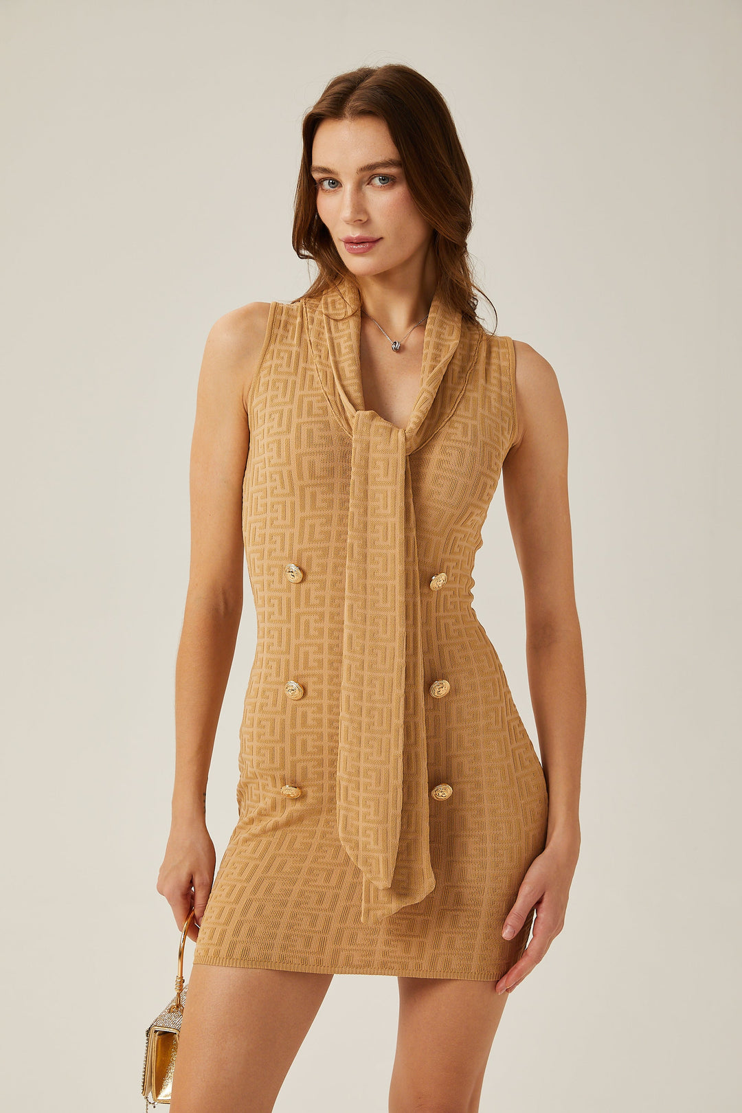 Levoire | Écharpe Col Tricot Mini Robe