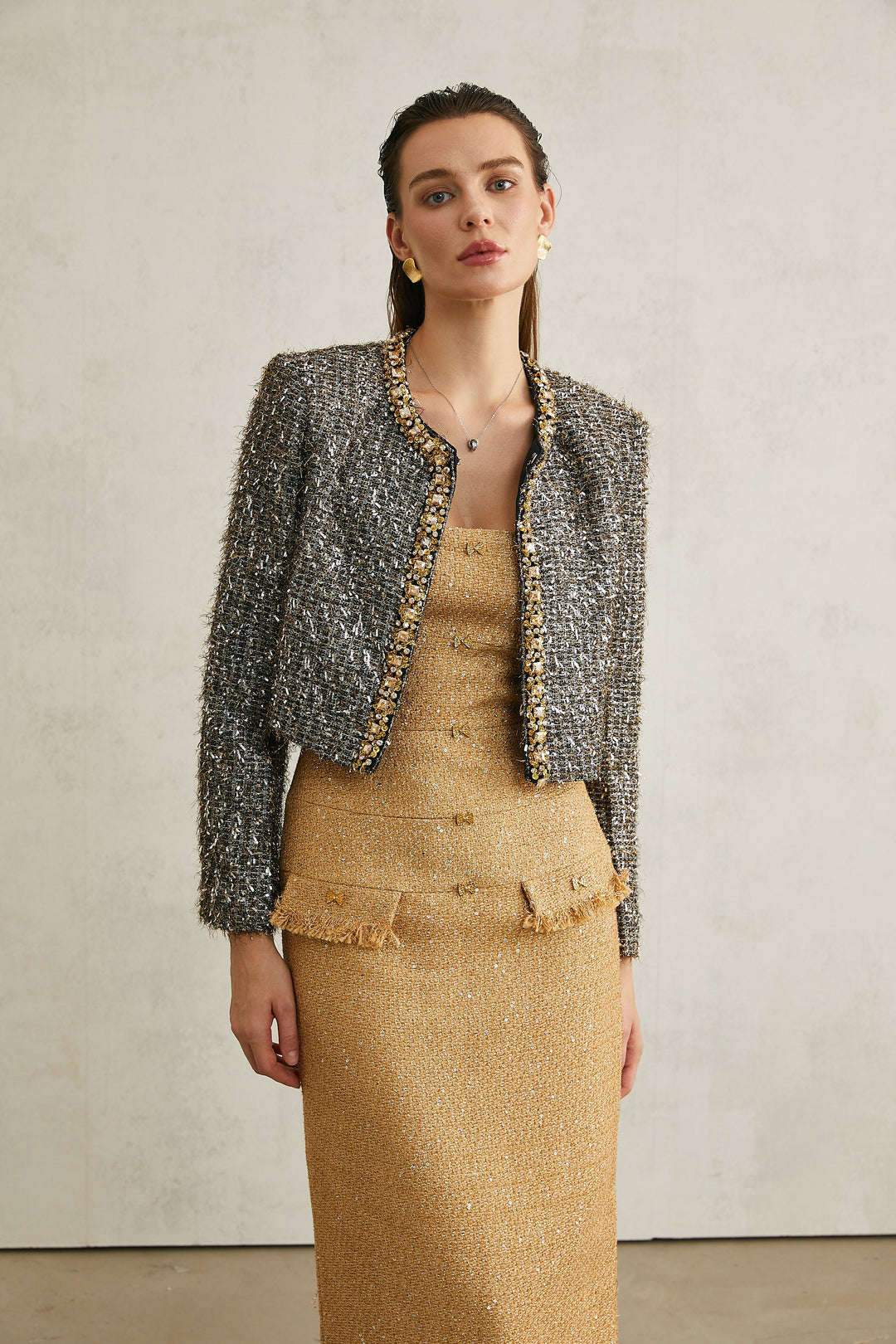 Levoire | Veste À Franges Ornée De Cristaux