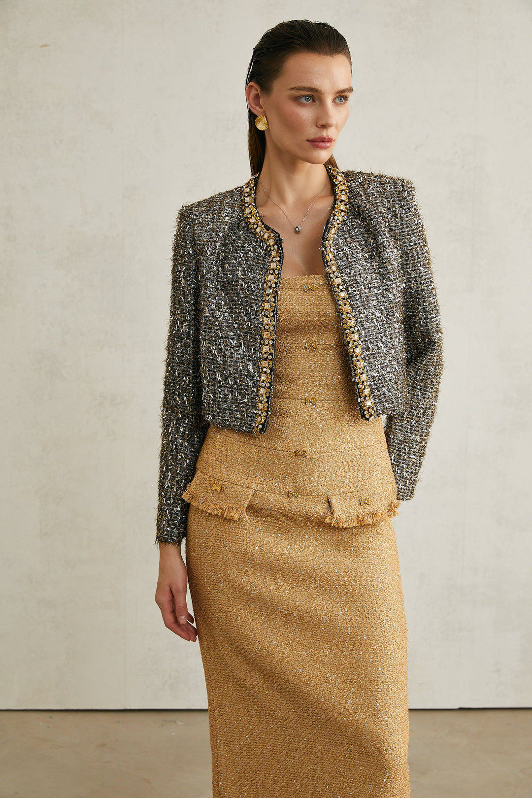 Levoire | Veste À Franges Ornée De Cristaux