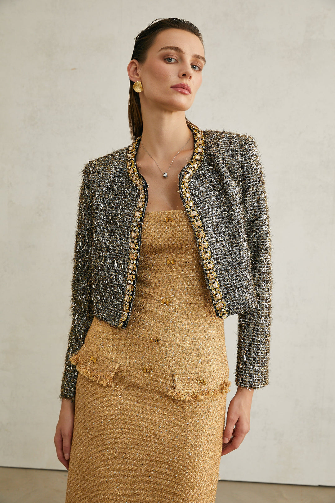 Levoire | Veste À Franges Ornée De Cristaux