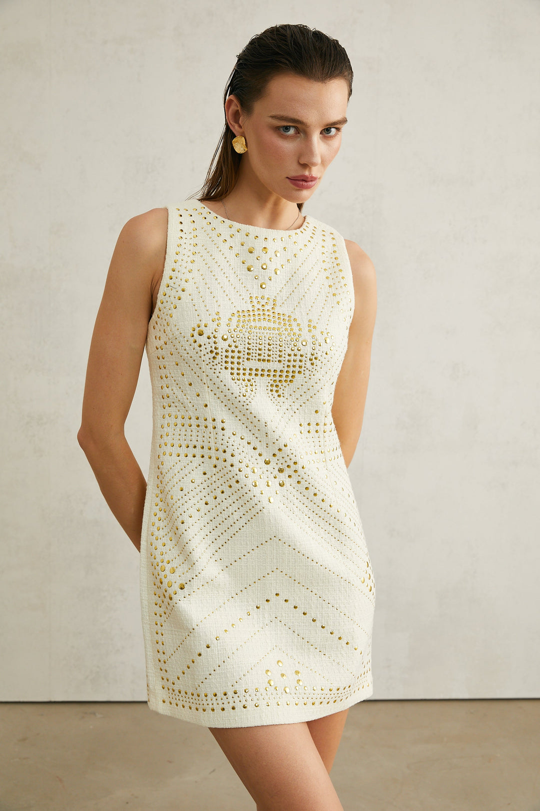 Levoire | Robe Mini Sans Manches Avec Décoration Étoile
