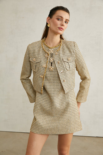 Levoire | Veste En Tweed Décorée De Paillettes