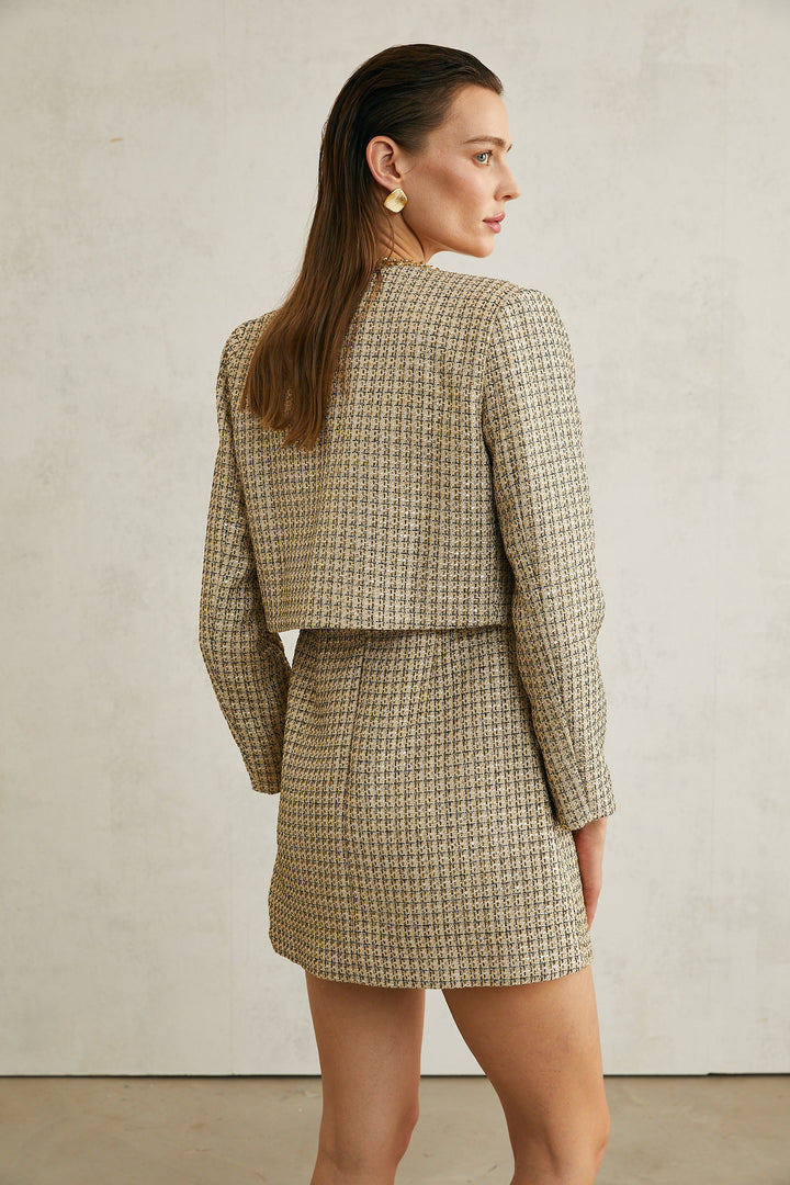 Levoire | Veste En Tweed Décorée De Paillettes