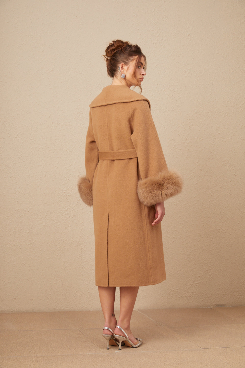 Levoire | Manteau En Laine Feutre Marron