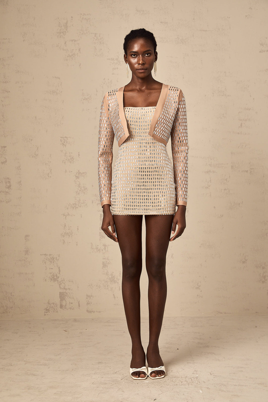 Levoire | Veste Cropped À Clous