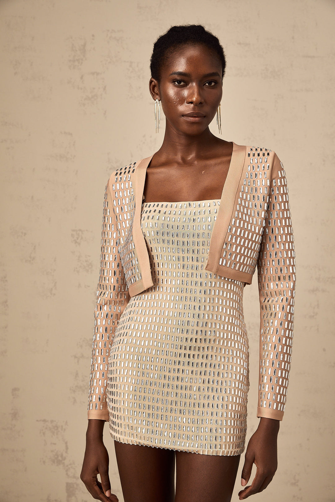 Levoire | Veste Cropped À Clous