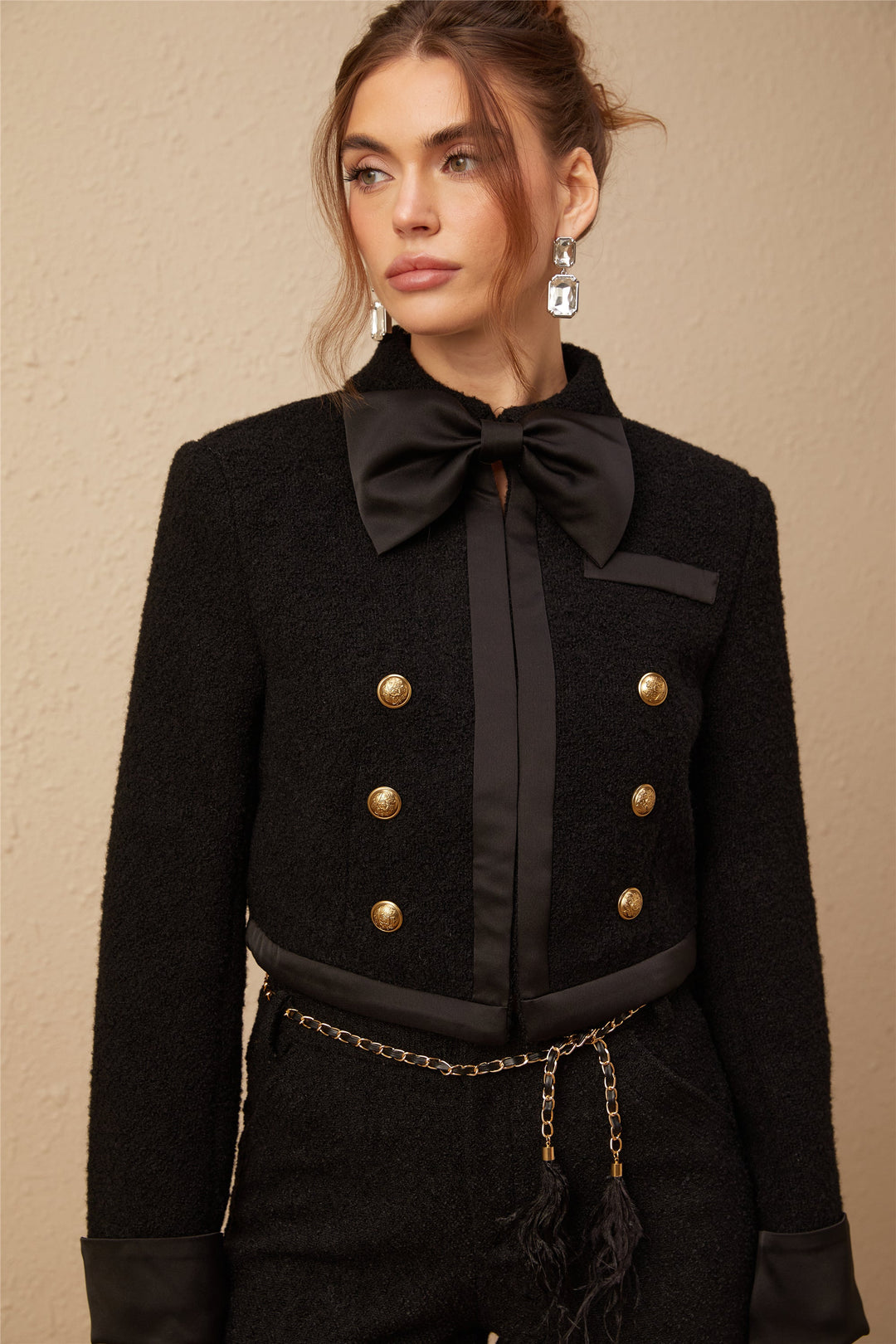 Levoire | Veste En Tweed Noire