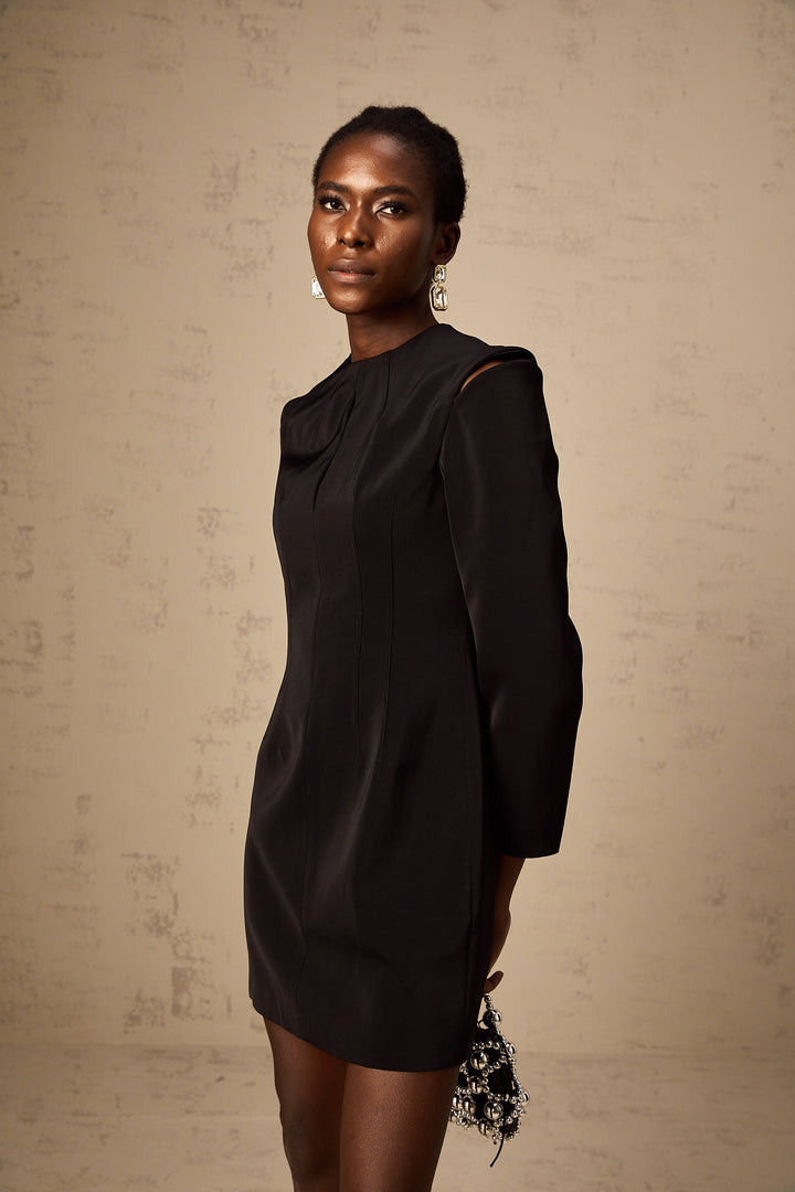 Levoire | Robe Mini Noire Cut Out