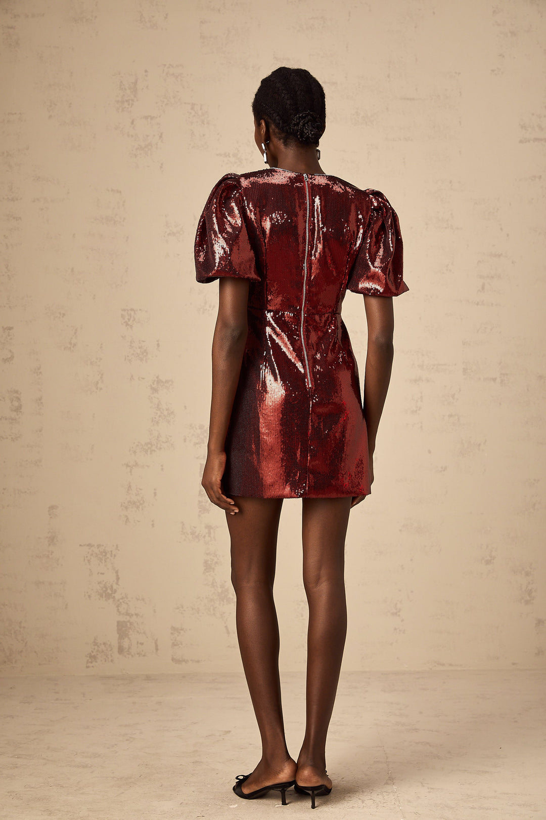 Levoire | Ruban À Nœud Rouge Paillettes Mini Robe
