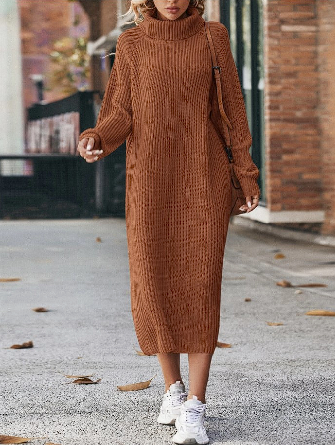 Levoire | Robe En Tricot Décontractée Pour L'Hiver Marron