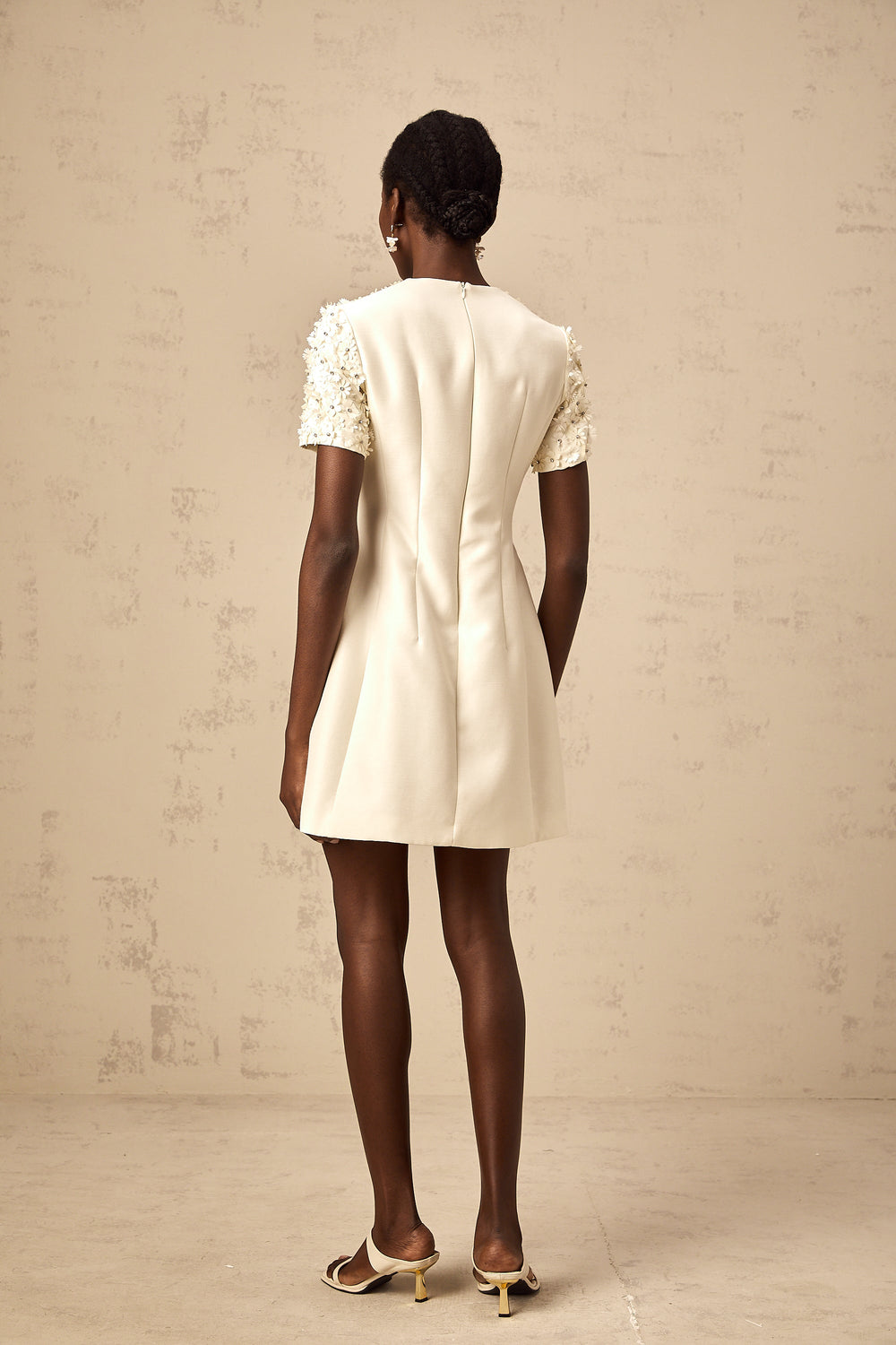 Levoire | Robe Mini Avec Appliqué Floral