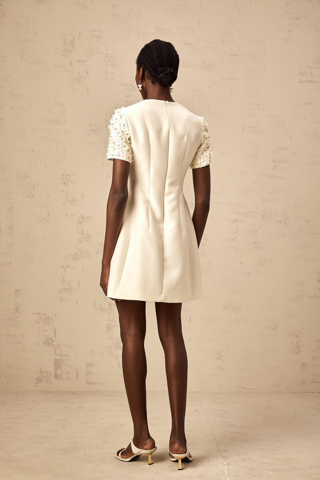 Levoire | Robe Mini Avec Appliqué Floral