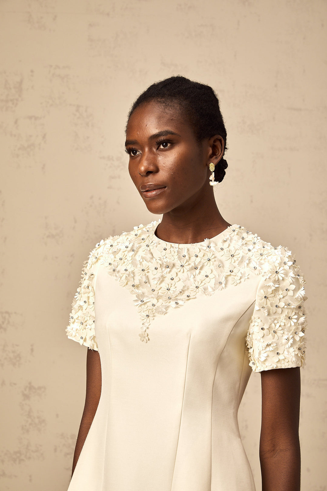Levoire | Robe Mini Avec Appliqué Floral