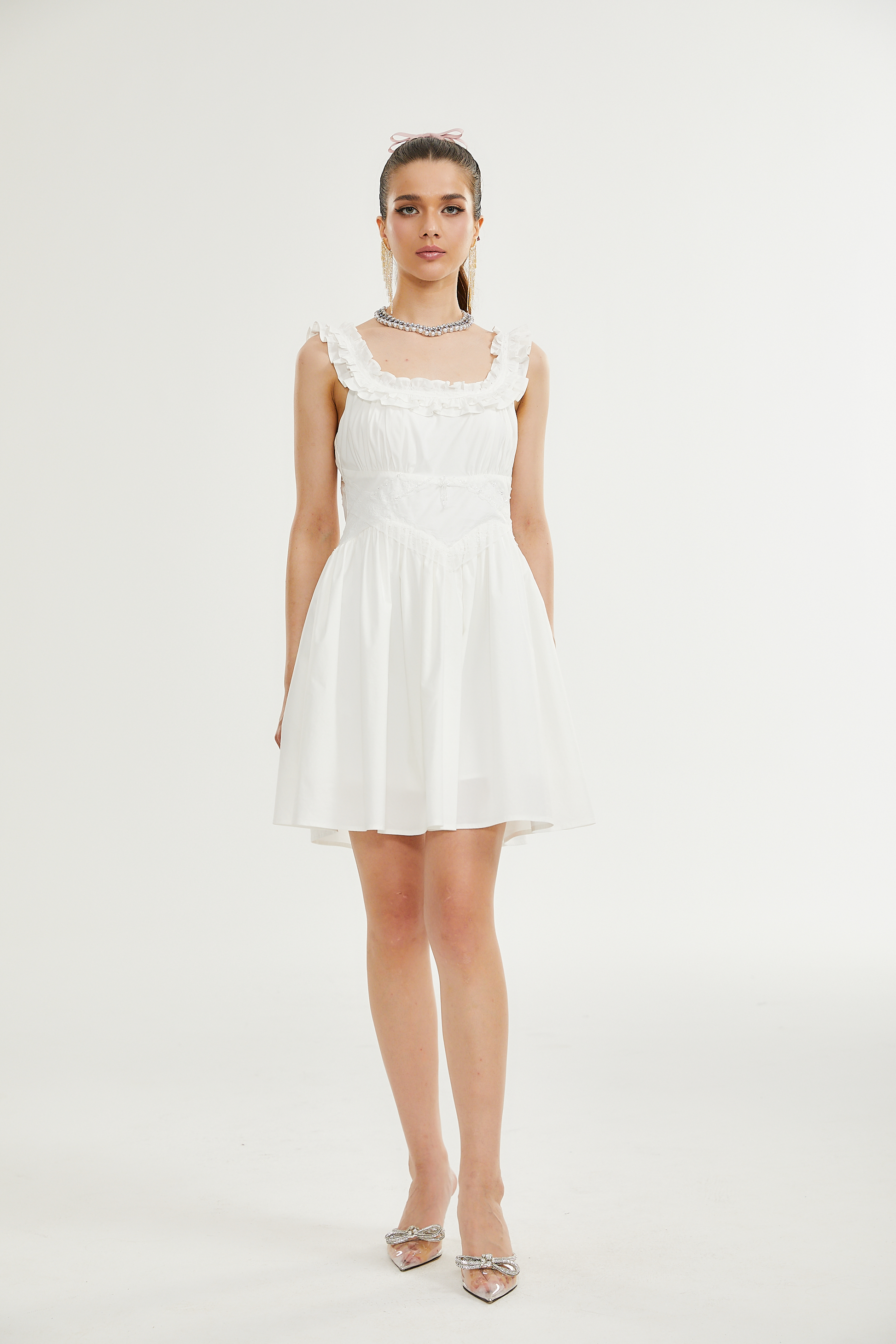 Levoire | Détail Froncé Mini Robe