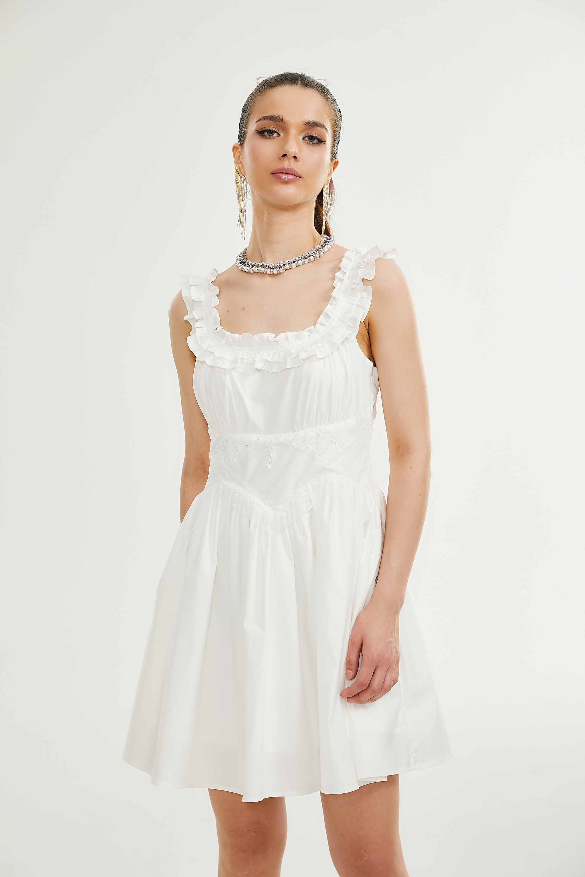 Levoire | Détail Froncé Mini Robe