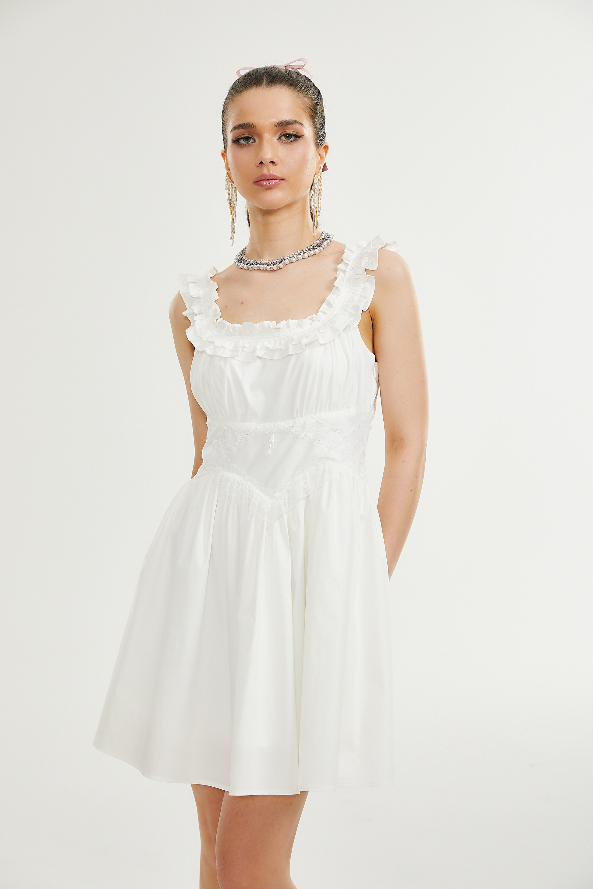 Levoire | Détail Froncé Mini Robe