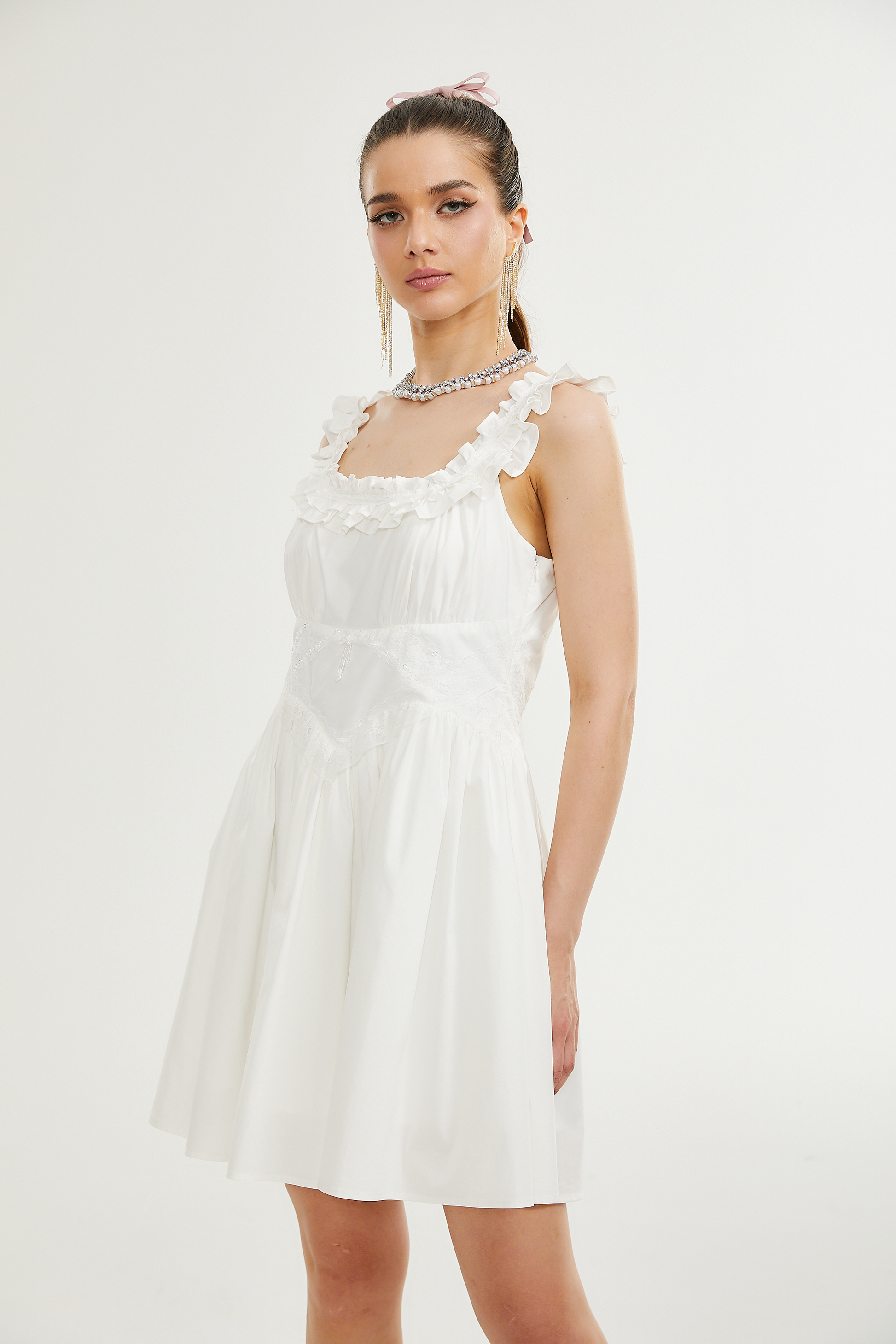 Levoire | Détail Froncé Mini Robe