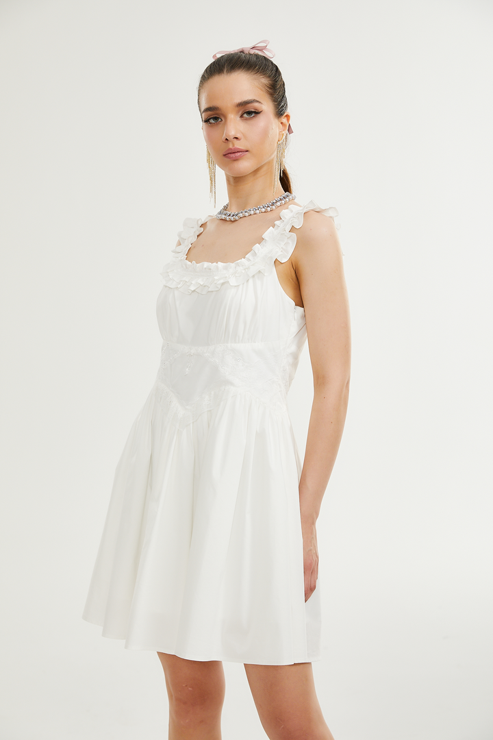 Levoire | Détail Froncé Mini Robe