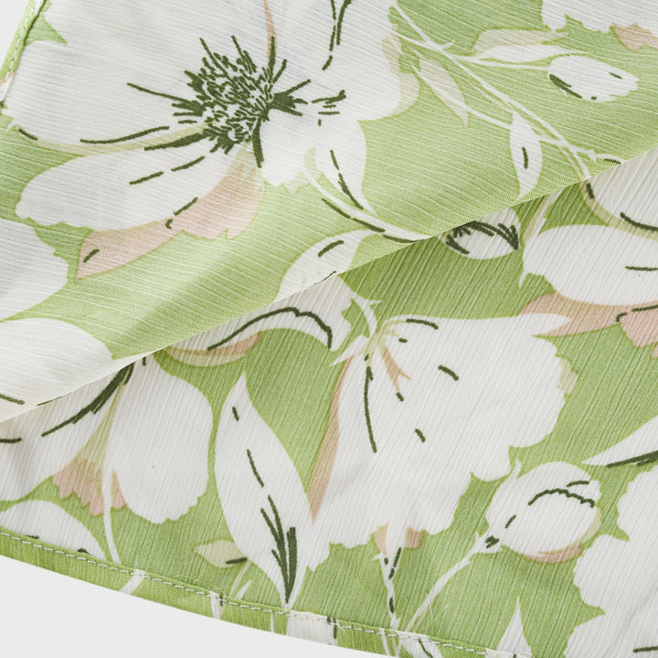 Levoire | Robe Midi Brodée De Fleurs