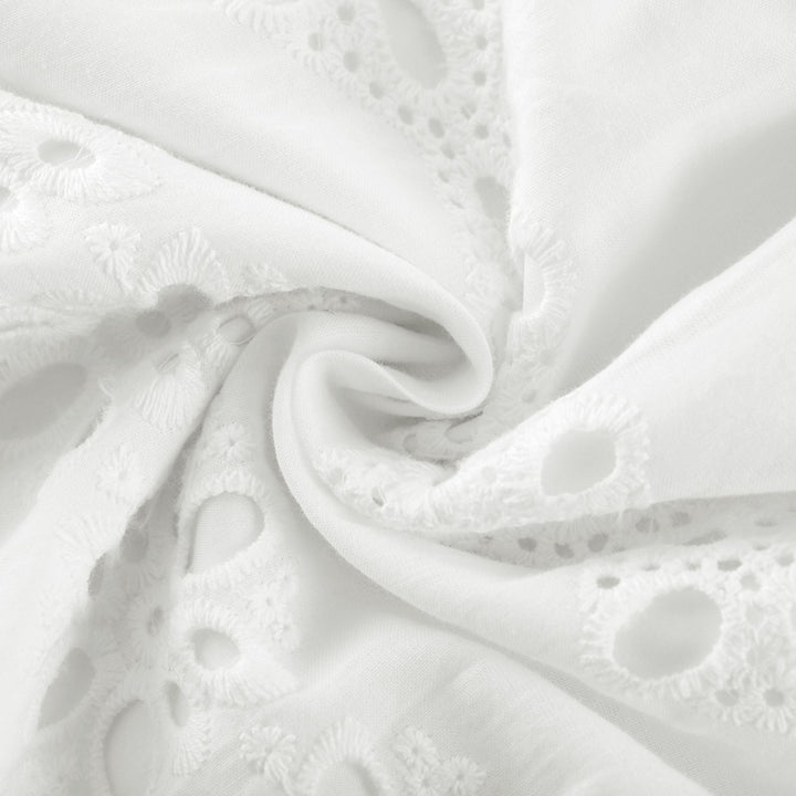 Levoire | V-Décolleté Robe Maxi Brodée
