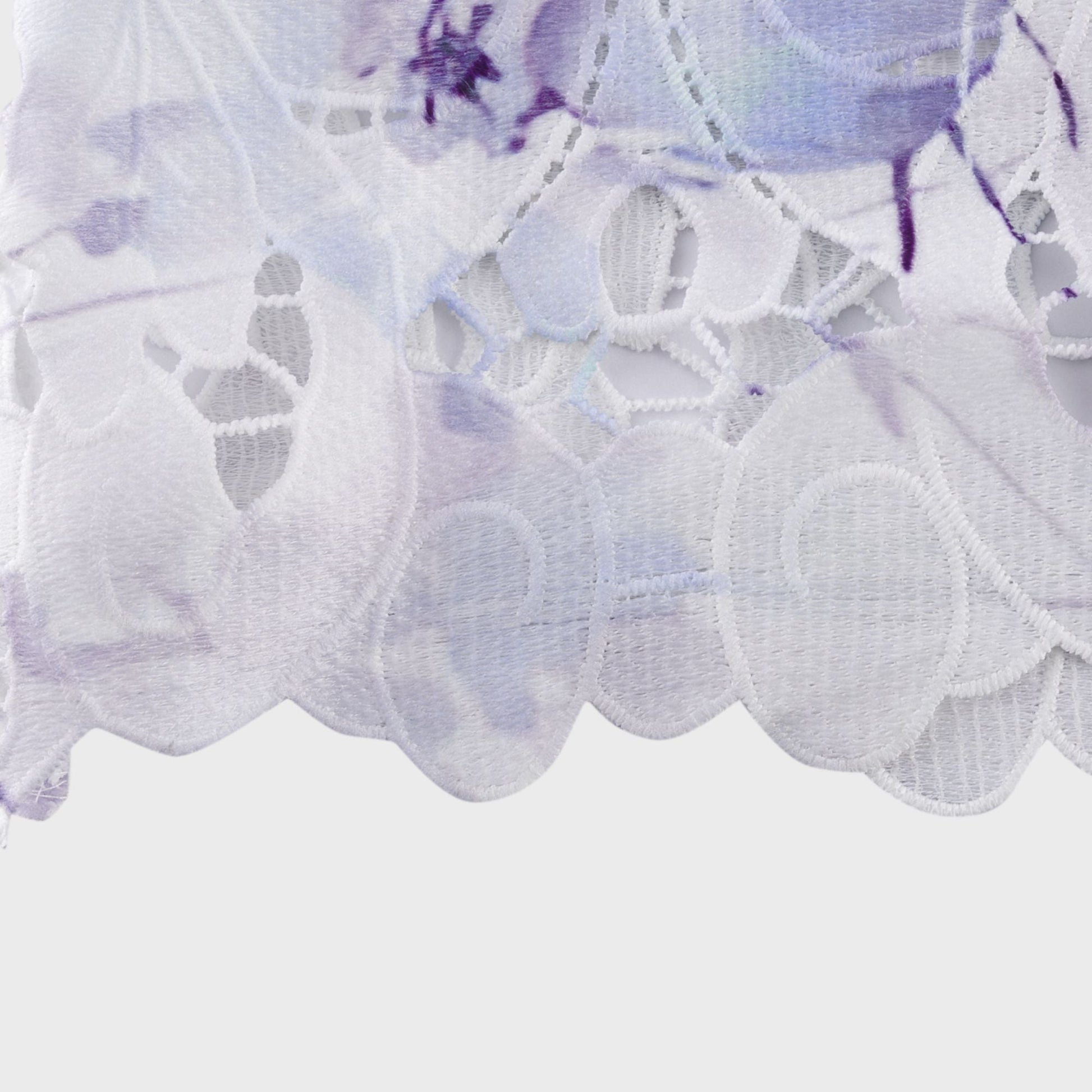 Levoire | Robe Midi À Encolure En Dentelle Imprimé Floral