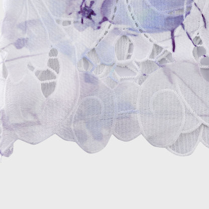 Levoire | Robe Midi À Encolure En Dentelle Imprimé Floral