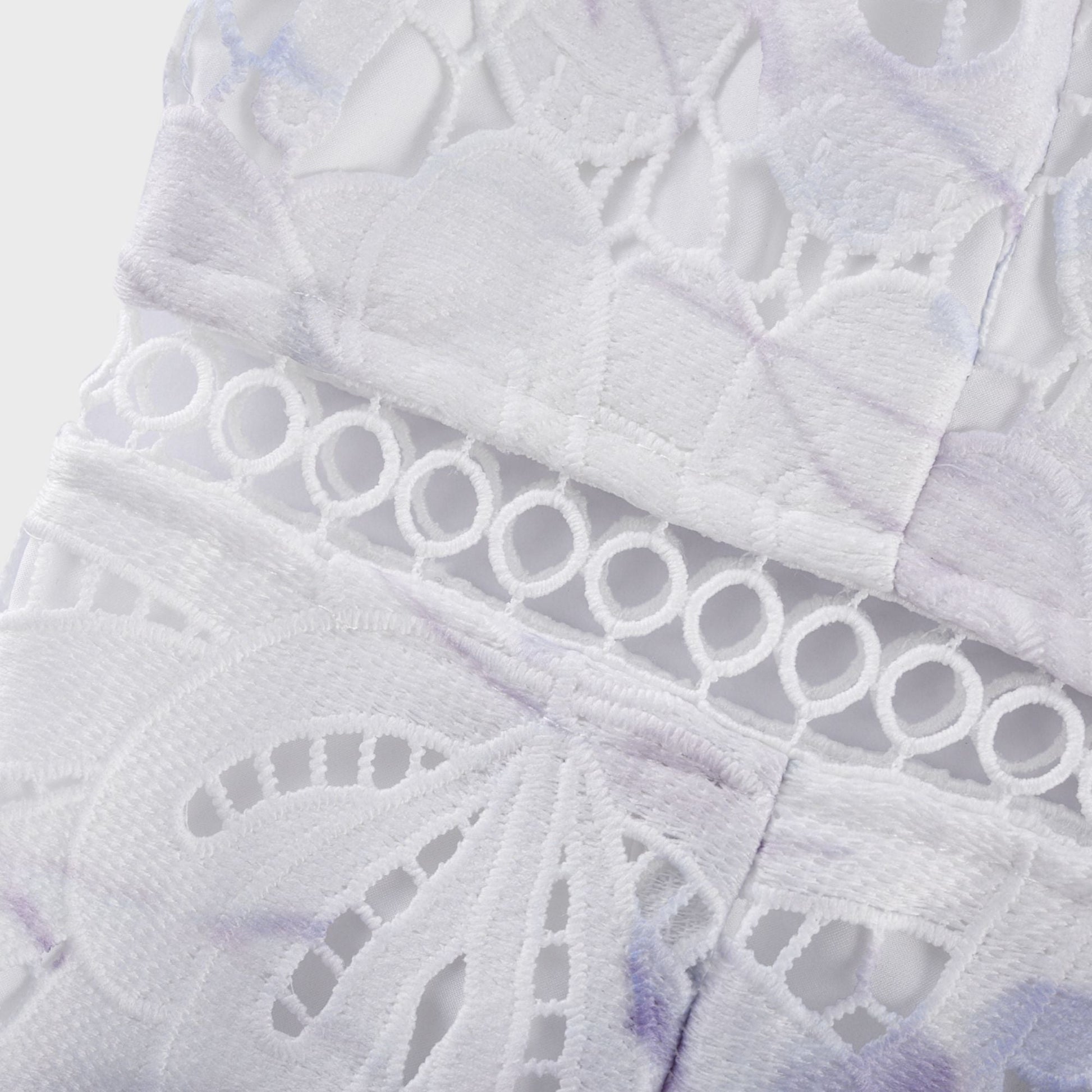 Levoire | Robe Midi À Encolure En Dentelle Imprimé Floral