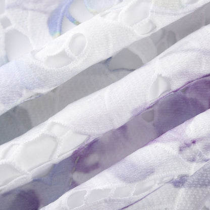 Levoire | Robe Midi À Encolure En Dentelle Imprimé Floral