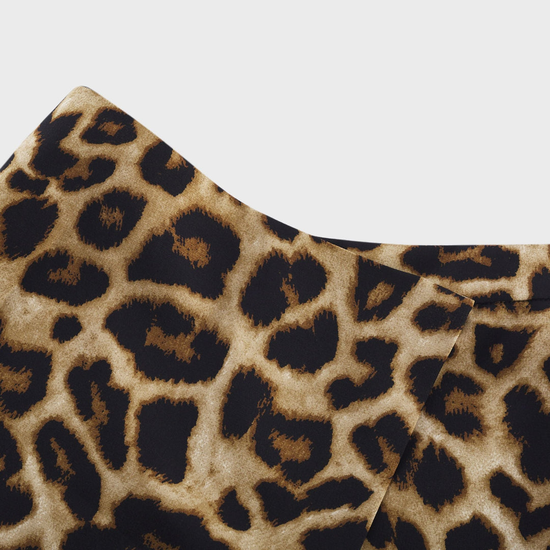 Levoire | Top Et Jupe À Motif Léopard Ensemble Assorti