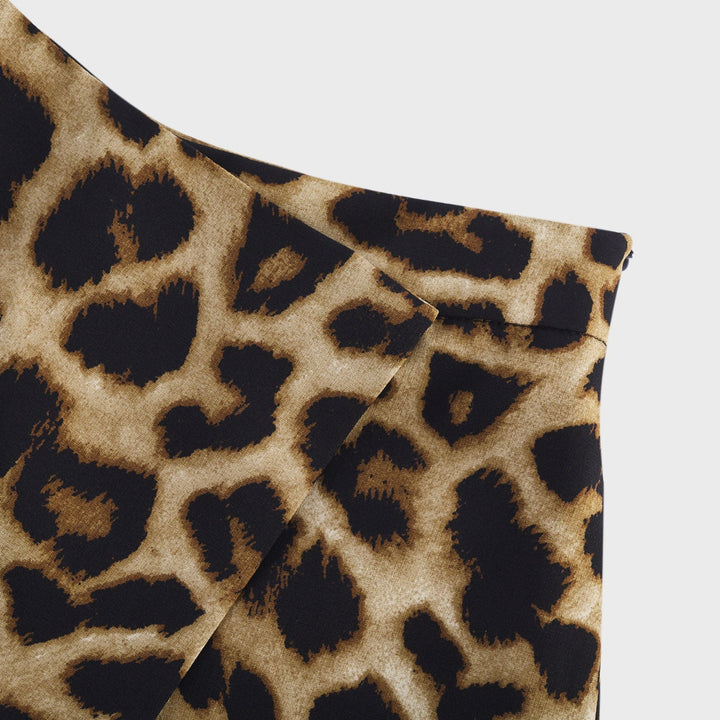 Levoire | Top Et Jupe À Motif Léopard Ensemble Assorti