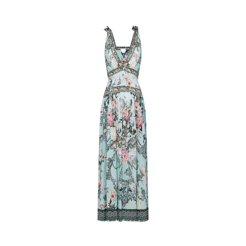 Levoire | Robe Midi À Bandes Épaules
