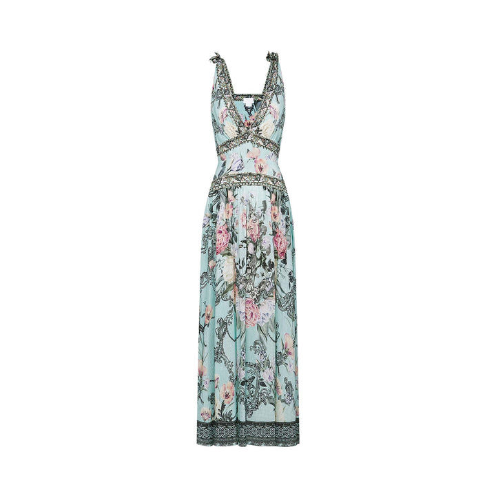 Levoire | Robe Midi À Bandes Épaules
