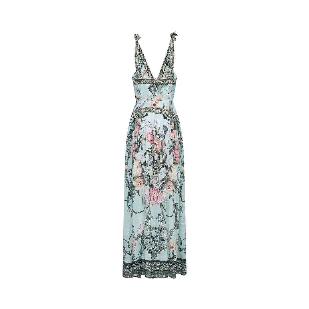 Levoire | Robe Midi À Bandes Épaules