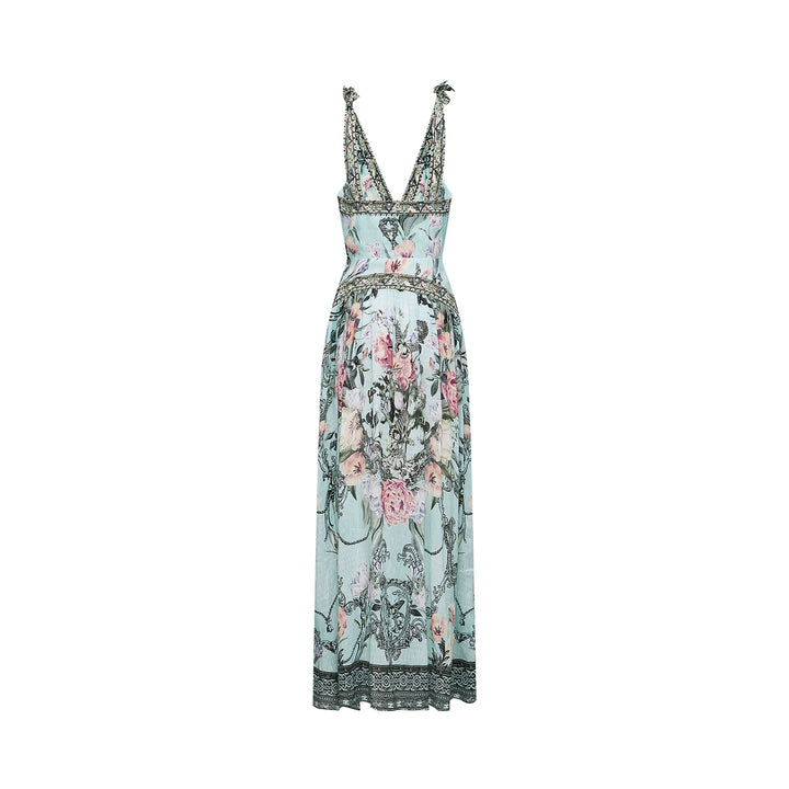 Levoire | Robe Midi À Bandes Épaules