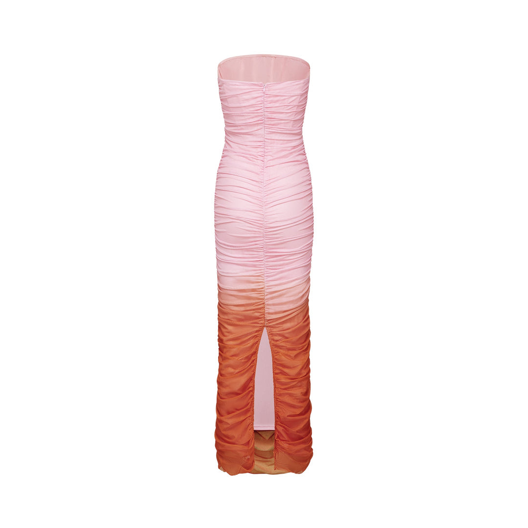 Levoire | Robe Midi Plissée Dégradé