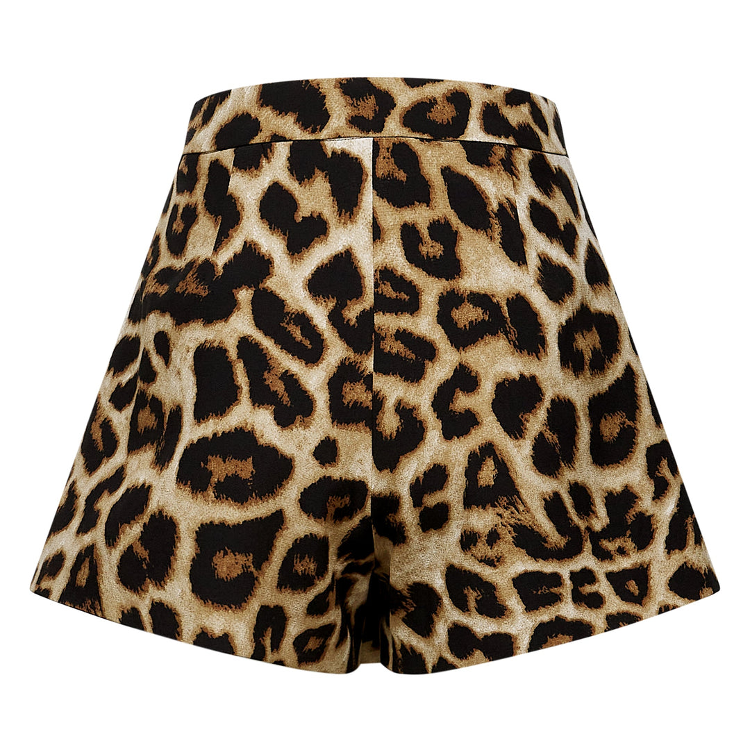Levoire | Top Et Jupe À Motif Léopard Ensemble Assorti