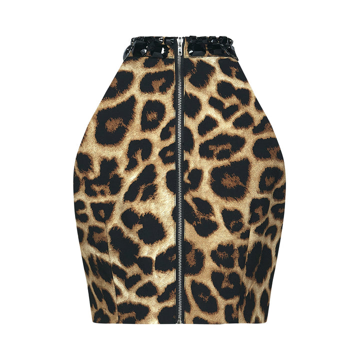 Levoire | Top Et Jupe À Motif Léopard Ensemble Assorti