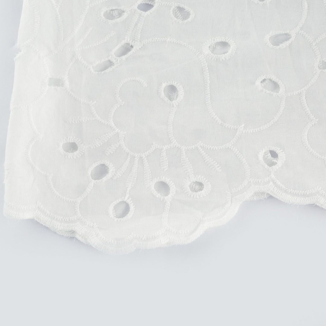 Levoire | Dentelle Découpée Semi Transparent Midi Robe