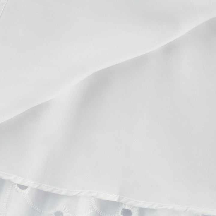 Levoire | Dentelle Découpée Semi Transparent Midi Robe